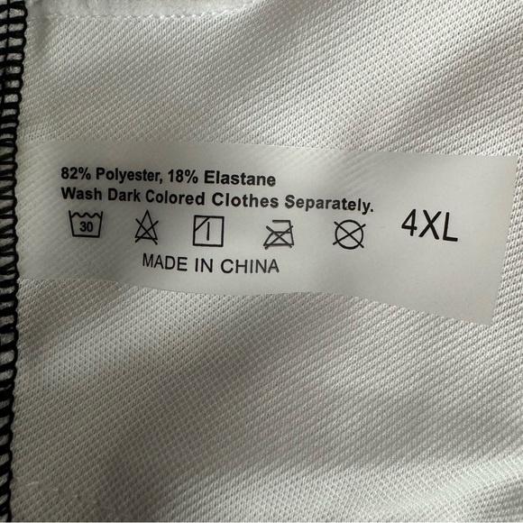 NWOT SHEIN Swim 4X Black & White Snakesin High Waisted 2pc Tankini - Picture 3 of 4